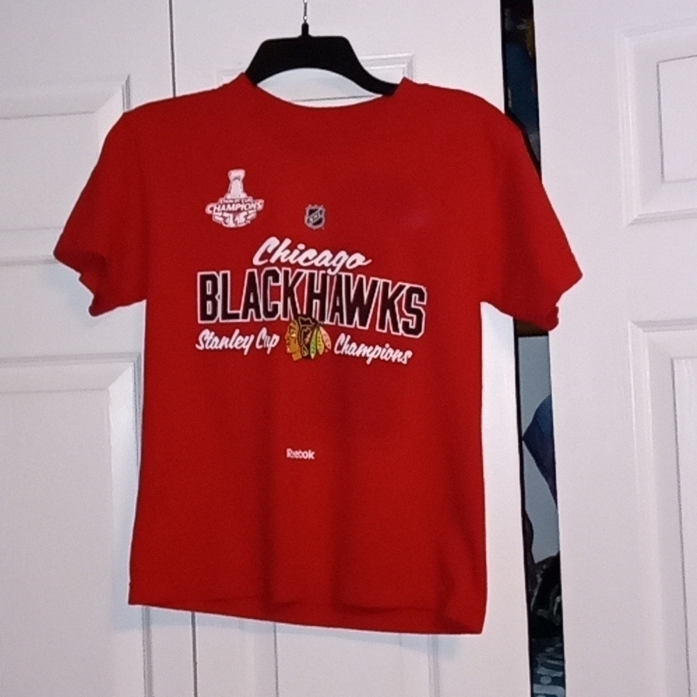 Reebok Chicago Blackhawks Stanley cup champions tee - Picture 5 of 5